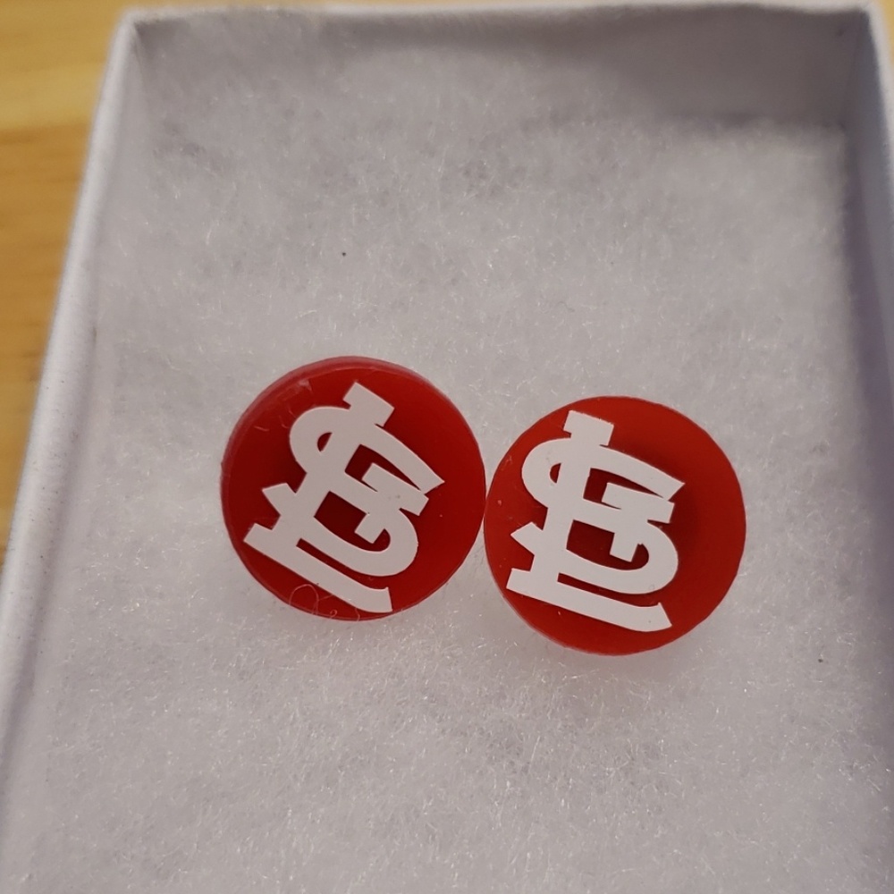 Stl Cardinals earrings